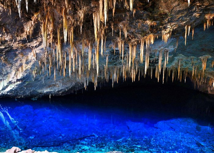 Blue Lake Cave YY in Brazil – Bonito MS – Gruta Lago Azul (the blue lake cave ... photo