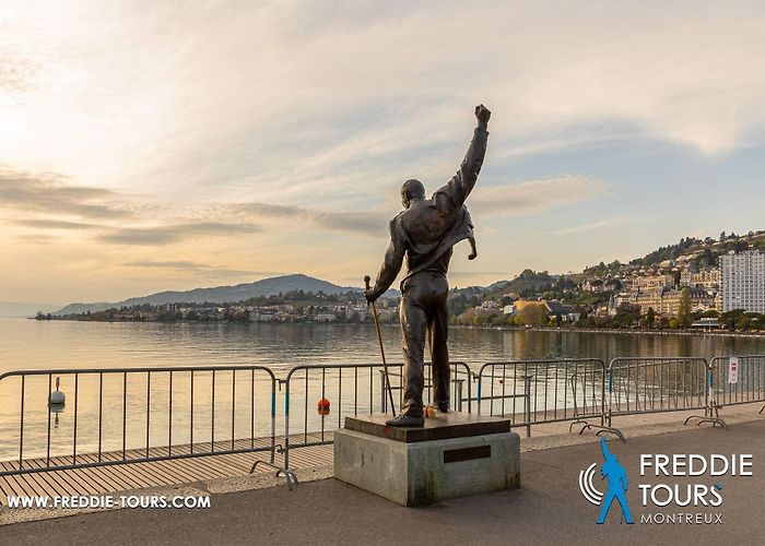 Freddie Mercury Statue A statue in homage to Freddie Mercury in Montreux photo