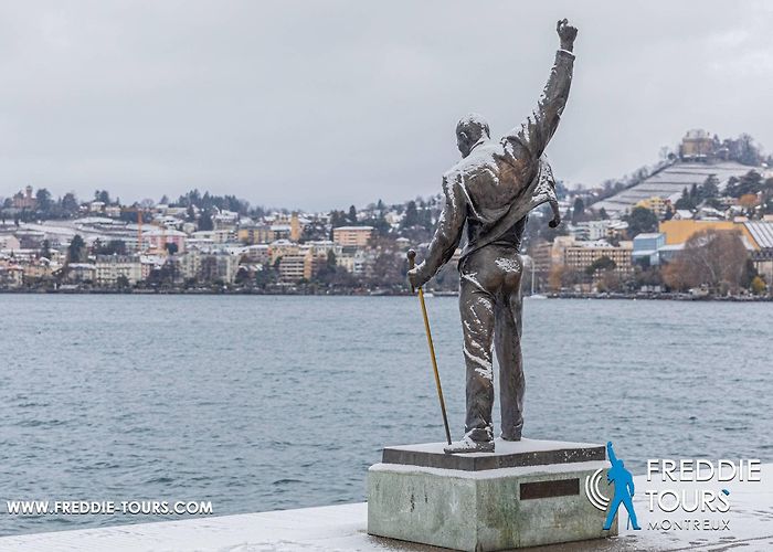 Freddie Mercury Statue A statue in homage to Freddie Mercury in Montreux photo