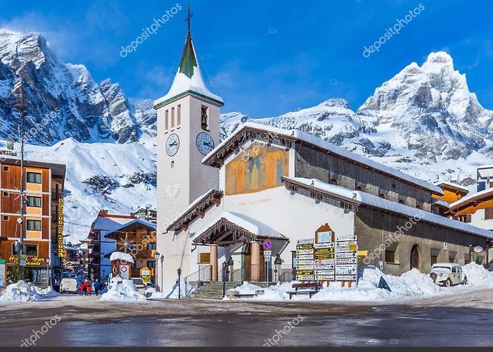 Breuil-Cervinia - Plan Maison II Breuil Cervinia Italy December 2018 Monte Cervino Matterhorn Seen ... photo