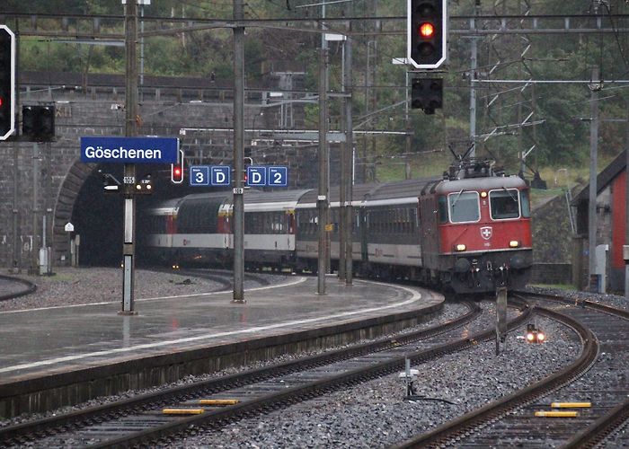 Gotthard Road Tunnel - North Portal Swiss adventure, Part 5: The original Gotthard tunnel - Trains ... photo