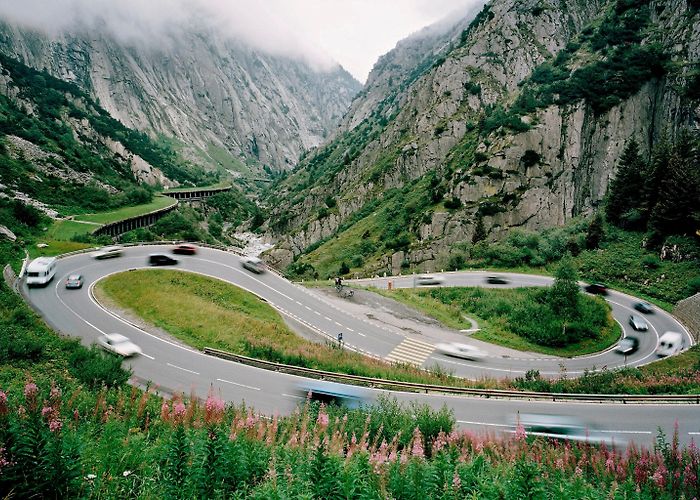 Gotthard Road Tunnel - North Portal Tunnel Vision photo