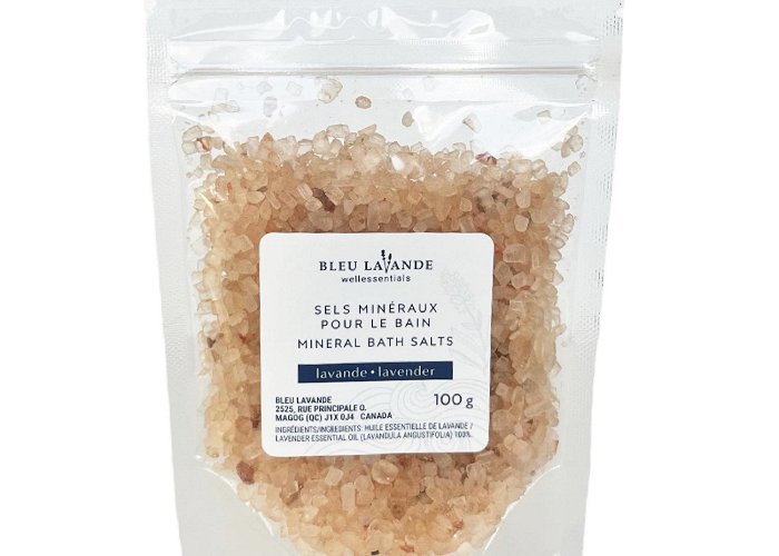 Bleu Lavande Lavender mineral bath salts - Bleu Lavande photo