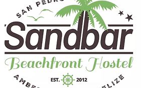 Sandbar Beachfront Hostel & Restaurant San Pedro  Exterior photo