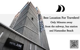 Hotel June Haeundae Busan Exterior photo