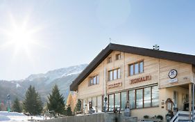 Hotel-Restaurant Ronalp Burchen Exterior photo