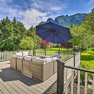 Riverside North Bend Oasis Stunning Mountain View Villa Exterior photo