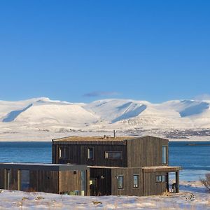 The Oceanfront Private Northern Lights Villa. Reynivellir Exterior photo