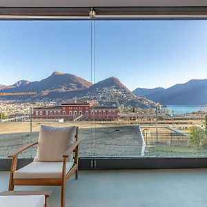 Imperial Of Lugano 3 With A Lake View Behind The Station And 10 Min From The Lake Of Lugano Apartment Exterior photo