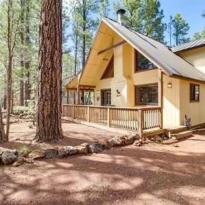 Woodsy Pinetop Cabin With Deck, 9 Mi To Rainbow Lake Villa Indian Pine Exterior photo