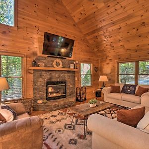 Blue Ridge Cabin Hot Tub, Fire Pit And Grill! Villa Exterior photo