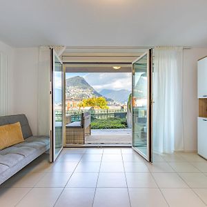 Imperial Of Lugano 2 With A Lake View And Garden Behind The Station And 10 Min From The Lake Of Lugano Apartment Exterior photo