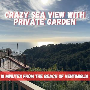 5 Min Hanbury Gardens, Amazing Sea View Apartment Ventimiglia Exterior photo