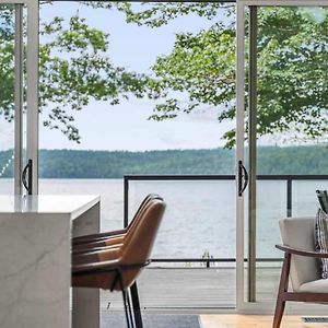 Sleek Modern Lakehouse On Grand Lake Villa DeKalb Exterior photo