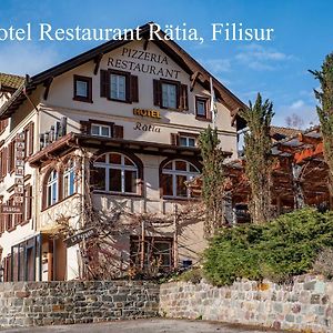 Hotel Restaurant Raetia Filisur Exterior photo