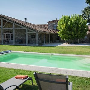 Lavish Mansion In Fargues-Sur-Ourbise With Private Pool Villa Exterior photo