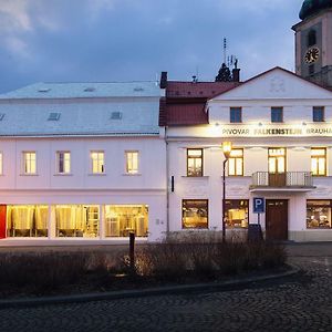 Pivovar Falkenstejn Hotel Krasna Lipa Exterior photo