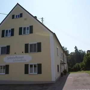 Gaestehaus Schlossbraeu Hotel Ichenhausen Exterior photo